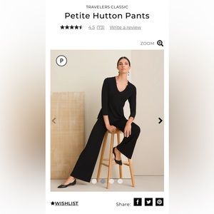 Chico’s Travelers Hutton pant petite! New with tags- never worn!